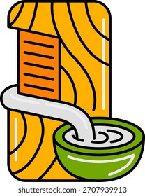 Agriculture Element Object Vector Illustration