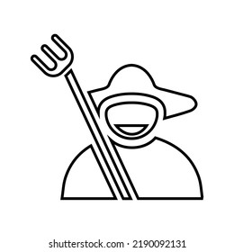 Agriculture, farm, farmers line icon. Outline vector.