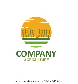 agriculture farm icon logo vector design 