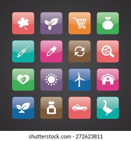 agriculture, farm icons universal set for web and mobile
