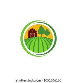 Agriculture Farm Logo Design Vector