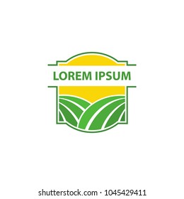 Agriculture Farm Logo Vector Template