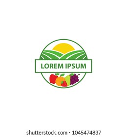 Agriculture Farm Logo Vector Template