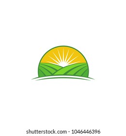 Agriculture Farm Logo Vector Template