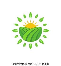 Agriculture Farm Logo Vector Template