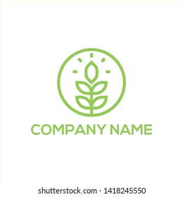 agriculture farm nature logo icon