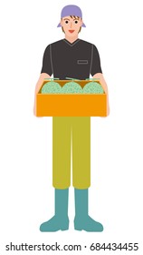 Agriculture farmer Fruit melon