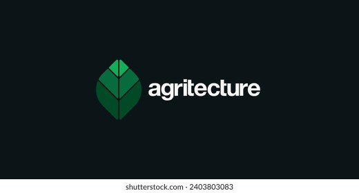 Logotipo de agricultura, agricultura, cultivo y semillas. Diseño de logotipo vectorial para agricultura, campo agrícola, cosecha natural, asociación de agricultores y más.