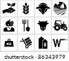 tractor agriculture icon