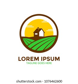 agriculture and farming logo. vector illustration. icon