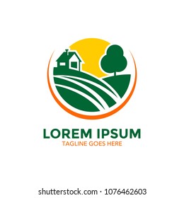 agriculture and farming logo. vector illustration. icon