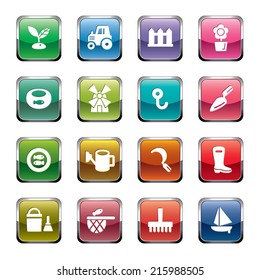 Agriculture and Fisheries Icons