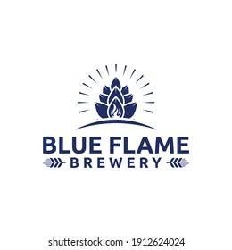 agriculture flame logo design eps