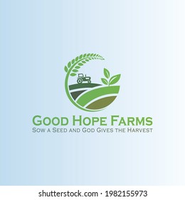 Agriculture gardening farm best  logo of the year