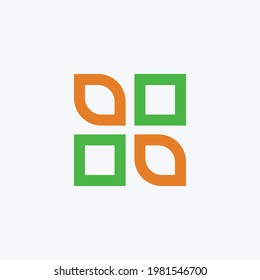Agriculture geometric icon vector design illustration