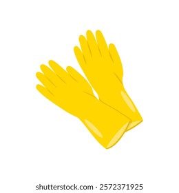 Agriculture Gloves Flat Icon, Vector illustration