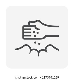 Agriculture icon design, editable stroke.