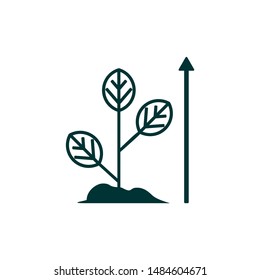 Agriculture Icon Logo Concept Vector Template. Nature Logo Concepts. Illustration Vector