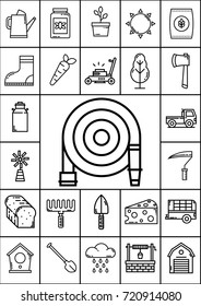 Agriculture icon set, Vector
