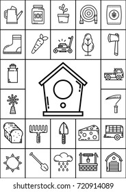 Agriculture icon set, Vector
