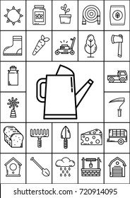Agriculture icon set, Vector