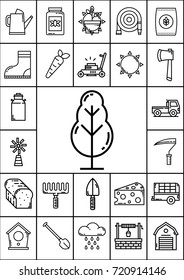 Agriculture icon set, Vector