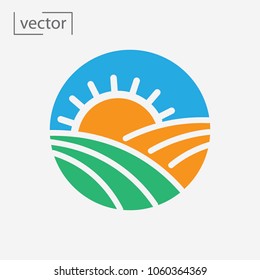 agriculture icon vector - simple icon, flat design vector illustration 