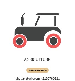 agriculture  icons  symbol vector elements for infographic web