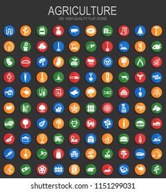 Agriculture icons for web and user interface design