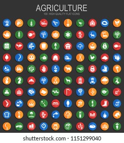 Agriculture icons for web and user interface design