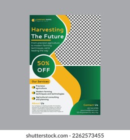 Agriculture Industry Flyer Template Design