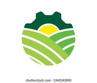 Agriculture and Landscape logo template suitable for businesses and product names. This stylish logo design could be used for different purposes for a company, product, service or for all your ideas.