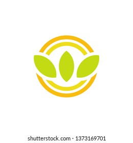 Agriculture Leaf Logo Concept Design