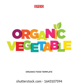Agriculture lettering, Template for banner, annual report, prints,flyer, booklet, web