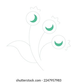 Agriculture line drawing icon Isolated on white.Sketches of food item. Vegetable drawing shape icon.