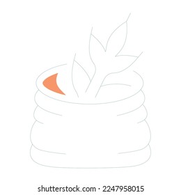 Agriculture line drawing icon Isolated on white.Sketches of food item. Vegetable drawing shape icon.