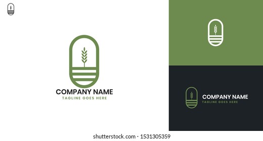 Agriculture logo - All elements on this template are editable with vector software, suitable for Agriculture Business / Industry.