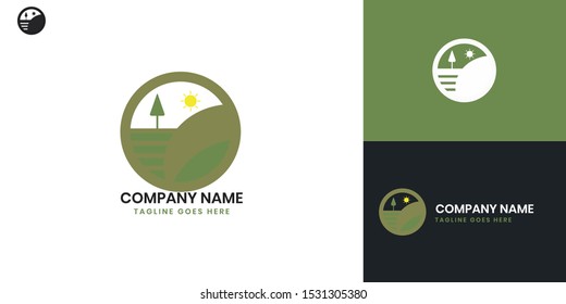 Agriculture logo - All elements on this template are editable with vector software, suitable for Agriculture Business / Industry.