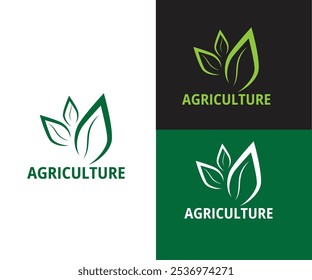 Agriculture Logo, Agriculture Business Logo, Leaf Agriculture Logo