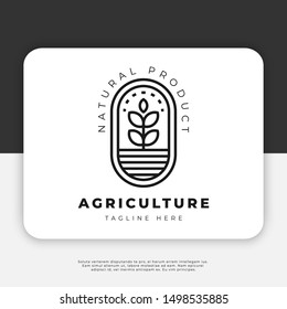 Agriculture Logo Design Inspiration, Vector illustration