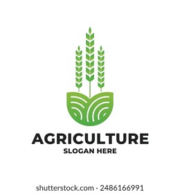 Agriculture logo design vector concept idea