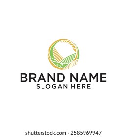 Agriculture logo design vector, editable eps 10