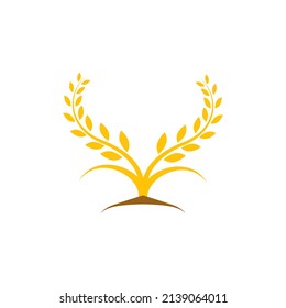 Agriculture logo design, Vector graphic template, bakery, farmer