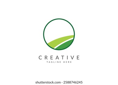 Agriculture logo design vector illustration.