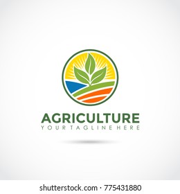 Agriculture Logo Design. Vector Illustrator Eps. 10