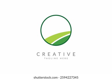 Agriculture logo design vector template.