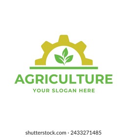 Agriculture logo. Farm concept logo design Vector on white background