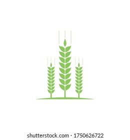 Agriculture logo. Green agriculture vector logo design