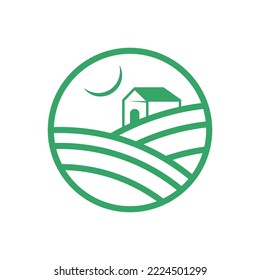 Agriculture logo icon design illustration vector