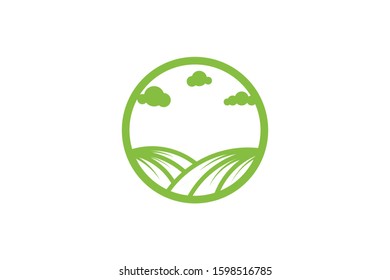 agriculture logo icon vector isolated